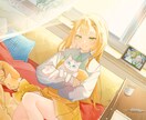 可愛い女の子イラスト承ります あなただけの可愛い女の子描きます‼ イメージ4