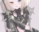 女の子イラスト描きます 落ち着いた雰囲気のあるイラストを作成します イメージ7
