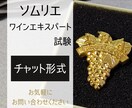 ソムリエ試験合格に向けてアドバイスいたします WEB試験対応模擬試験付き！！ イメージ1