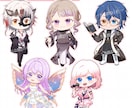 ふんわり可愛いSD・ミニキャライラスト描きます 商用利用料込！SNS・配信・動画・グッズなどにオススメ◎ イメージ3