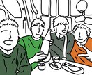 思い出の写真をシンプルオシャレにイラスト描きます SNSやアイコン・ホーム画に幅広く使えるイラストです♬ イメージ7
