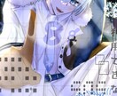 美男子、青年、少年をかっこよくお描きします 立ち絵、SNSアイコン、ヘッダー等承ります！！(*_ _)) イメージ4