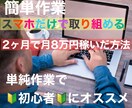 超簡単作業　丸秘転売術教えます 超簡単作業　格安仕入れ〜転売までのレクチャー イメージ1