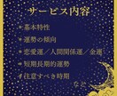 総合運勢鑑定＊運命の鑑定書作成します 約5000文字の詳細鑑定で、恋愛運、金運、人間関係運など網羅 イメージ3