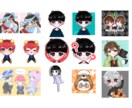みにキャラ・ちびキャラクター描きます SNSアイコン・配信に利用可能！ イメージ1