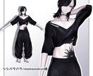イラスト再現Vtuberさんの３Dモデルを作ります 【実績多数】２Dの魅力をそのまま3Dモデルにします！！ イメージ5