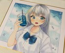 アナログ色紙お描きします オリジナル、版権お好きなものお描きできます！ イメージ4