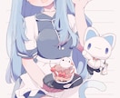 等身イラストをお描きします 4～7頭身くらいの女の子のイラストを描きます イメージ6