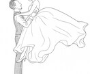 即納】おしゃれな線画イラスト描きます スピード重視で対応させていただきます！ イメージ6