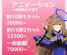 完全な一枚絵を動かせます！トランジション作ります イラスト経験あり、パーツ分けされてないイラストも持ち込み可！ イメージ1