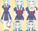 Live2D用パーツ分け立ち絵イラスト制作します これから活動したい方、個人的にイラストを動かしたい方向けです イメージ2