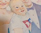水彩で大切な記念の絵を描きます ウェルカムボードや贈り物に最適です！ イメージ1