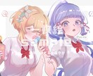 歌い手さん向け！動画用イラスト描きます YouTubeなどの動画投稿サイト用イラスト描きます！ イメージ6