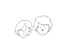 アイコンお悩みのあなた！オリジナルイラスト描きます モノクロのみ！シンプルにあなたをキャラクター化！ イメージ5