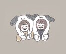 ふわふわな似顔絵描くですます もこふわなゆる〜い似顔絵です！少し服も描くよォ！ イメージ1