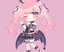 商用利用可！目がキラキラなミニキャラ描きます 配信の立ち絵、アイコンにお使い頂けます！ イメージ9