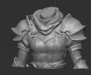 イラストなどからフィギュアの3Dデータを作成します イラストなどから立体化します。簡単な着色や代理での造形も可能 イメージ3