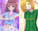 魅力的でおしゃれかわいい全身イラスト作成します 商業連載絵師が修正無制限で女の子中心に描きます イメージ2