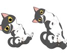 猫ちゃんのイラストお描きします 〜猫ちゃん好きのためのイラスト〜ラフ修正制限なしです イメージ8