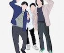 お写真から、ステキな線画イラスト作成致します プレゼントやウェディングに、お任せください♡ イメージ5