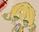 アナログの温かみがあるSDイラストをお描きします お手軽なオリジナルSDイラストをお求めの方へ イメージ3