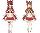 Vtuberに！はじめの一歩お手伝いします イラスト～簡易モデリングまで一括でお引き受けします イメージ3