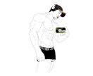 シンプルかつインパクトのある似顔絵お描きします モノクロの似顔絵です。SNSのアイコンやプレゼントに イメージ5