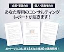 事業・個人用SNSの集客コンサルを行います 有名インフルエンサーも担当するプロが戦略レポートを作成します イメージ2