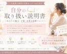 あなた専用の「自分の取り扱い説明書」を作成します 思考・感情・行動の傾向を文章で整理し、自己理解を深めます イメージ2