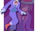 キャラクター立ち絵を制作いたします シンプルな塗りの全身立ち絵です。 イメージ5
