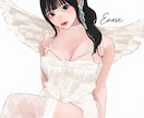 かわいい＆かっこいい人物イラストを描きます 透明感のある柔らかい雰囲気の人物イラストを制作します。 イメージ4