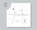わかりやすくシンプルな簡易地図を作成します 納得いくまで修正可能！即日実績あり イメージ6