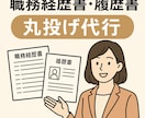 経歴書の作成から面接対策まで丁寧にサポートします 全部丸投げ　履歴書や職務経歴書及び面接対策を対応します イメージ2