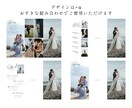 三つ折りのプロフィールブックがつくれます 操作資料付！スマホで簡単に作れるCanvaテンプレートです イメージ2