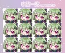 ハロウィン魔女のSDミニキャラ量産イラスト描きます 最短翌日納品OK♡髪型・衣装カラー変更も自由！配信やSNSに イメージ4
