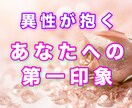 異性からの印象を視させていただきます 異性からどんな風に見られているのか気になりますよね？ イメージ1