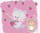 ゆるくて可愛い優しい絵を絵を絵描きます ほんわかしたゆるふわ、イラストが好きな方は是非！似顔絵も◎ イメージ4