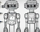 ロボットのイラストを販売しています CGで制作した各種ロボットの骨組み イメージ2