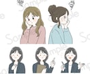 企業様実績あり★優しさ伝わるカットイラスト描きます 【企業様も個人様も！イラストで優しい印象を与えるお手伝い】 イメージ5