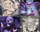 ダークで可愛いイラスト描きます VTuberさんのグッズやサムネイル、商用イラストなど！ イメージ7