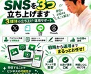 あなたの３つのSNSを立ち上げて30日運用します 時間がない・始め方がわからなくても大丈夫。０から立ち上げます イメージ1