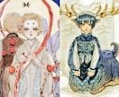 アンティーク、クラシカルなキャラ描きます 和洋中ケモ美人なんでも描けます！ イメージ3