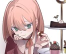 暖かい雰囲気で可愛い表情の女の子を描きます サムネ、コテキャ、アイコン、イラスト、可愛いイラスト描きます イメージ1