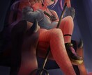イラスト作成、LIve2Dのモデリングします 厚塗りメインのイラスト、キャラデザ、Live2Dのモデリング イメージ4
