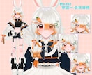 キャラデザ~モデリング一括制作します 私と一緒に『最強の可愛い』をつくりませんか？ イメージ3