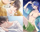 胸キュン！イケメンイラスト描きます 少女漫画に出てきそうな爽やかイケメンが得意です♪ イメージ7