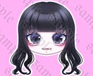 スタンプにも!!顔のみアイコン描きます コテキャラ様のデフォルメイラスト描かせてください！ イメージ8