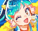 レトロアニメ風のイラスト制作します ラフ提出、修正なしのプランです。 イメージ1