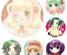 可愛らしく女の子を描かせていただきます 【Twitter、YouTube、LINEなどに使用OK！】 イメージ2
