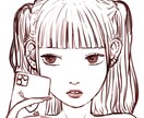SNSイラストアイコン依頼お受けします かわいい女の子のイラストなら私に任せて下さい イメージ4